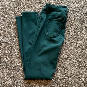 Maurices green size small jeggings